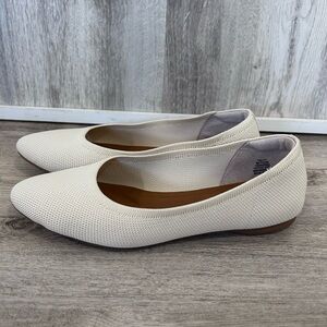 Style & Co Tallyy Flats  Slip On Women’s 9 Beige  Comfort Casual Shoes Preppy